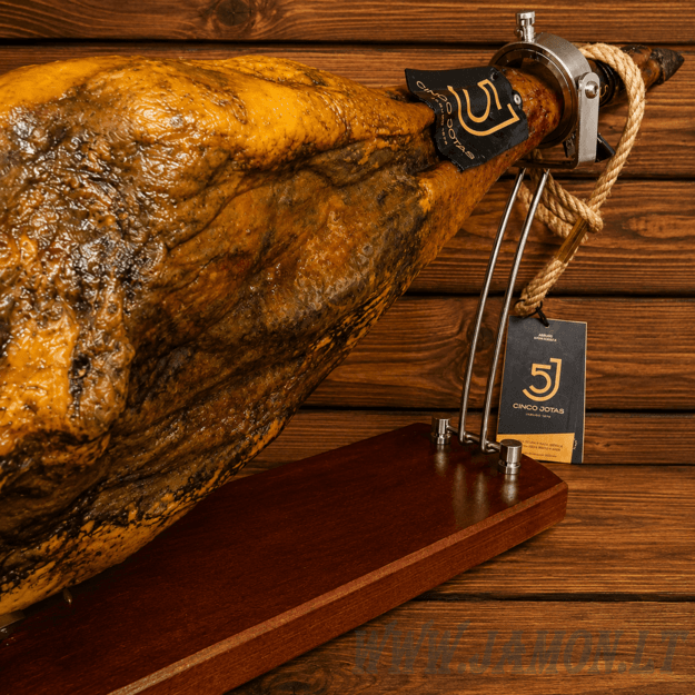 Jamon Ibérico de Bellota 100% Cinco Jotas 5J Jabugo  (galinė koja) 4