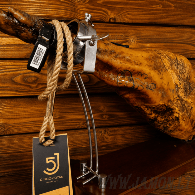 Jamon Ibérico de Bellota 100% Cinco Jotas 5J Jabugo  (galinė koja) 3