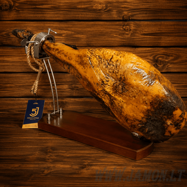 Jamon Ibérico de Bellota 100% Cinco Jotas 5J Jabugo  (galinė koja) 5