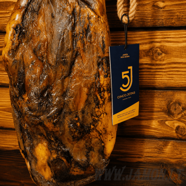 Jamon Ibérico de Bellota 100% Cinco Jotas 5J Jabugo  (galinė koja) 6
