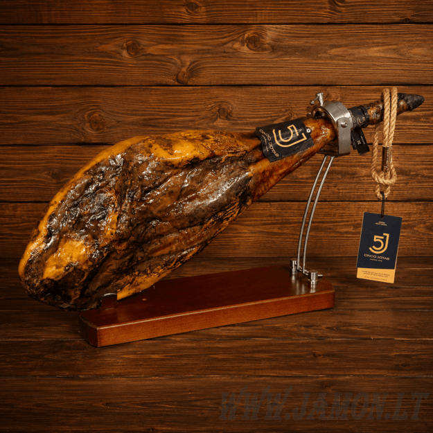 Jamon Ibérico de Bellota 100% Cinco Jotas 5J Jabugo  (galinė koja)