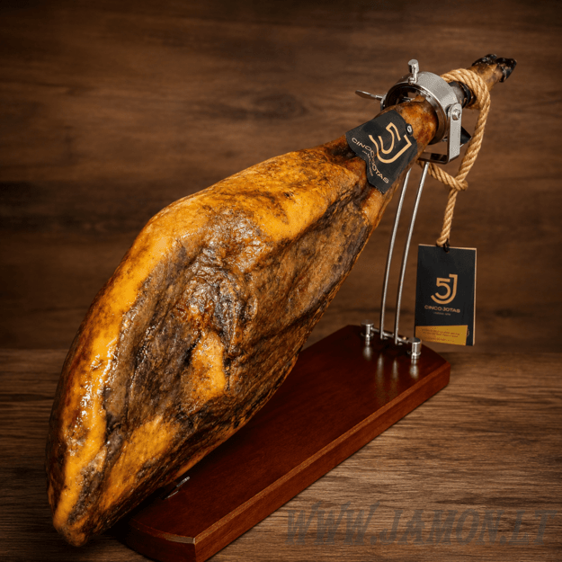 Jamon Ibérico de Bellota 100% Cinco Jotas 5J Jabugo  (galinė koja) 1